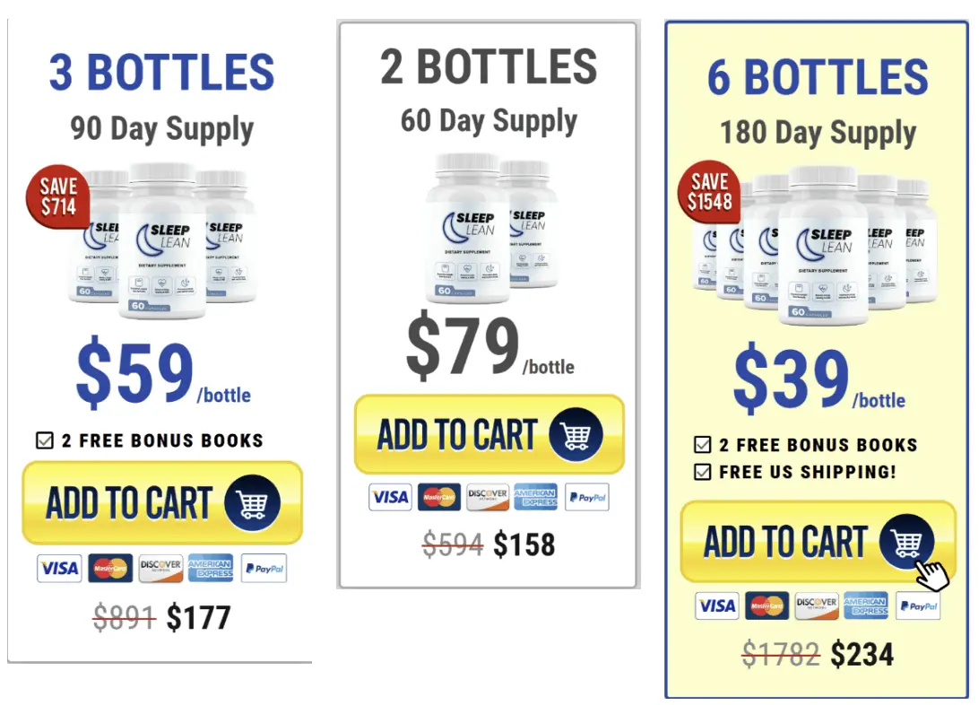 Sleeplean Pricing